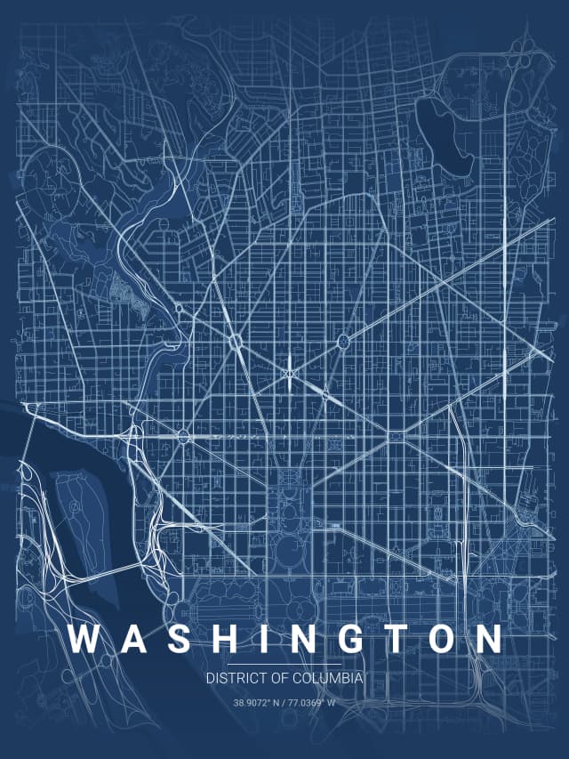 Washington DC Map